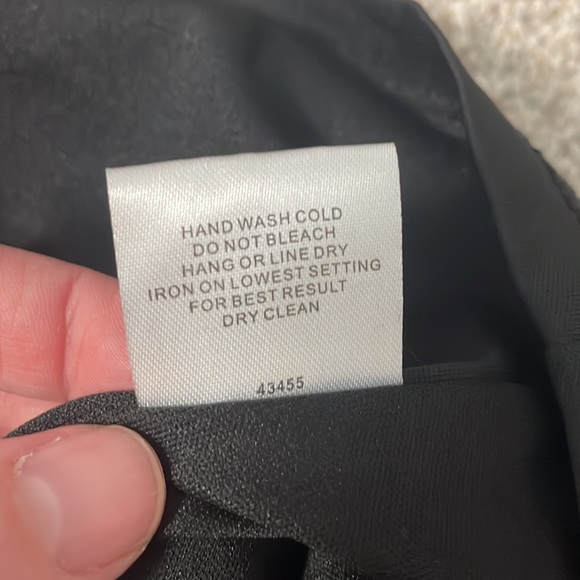 *HP* NWT Romeo & Juliet Couture Black & White Long Sleeve Lace Sheath Dress SZ M - Picture 10 of 10